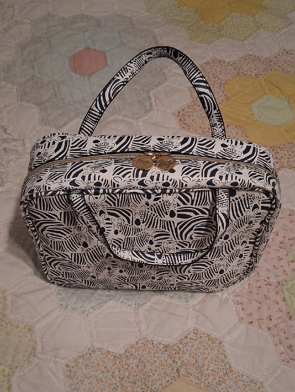 Dabney Lee Zebra Makeup Bag